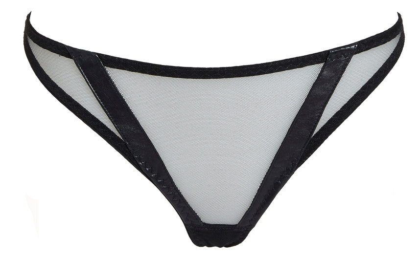 Nina leather/mesh thing on white background