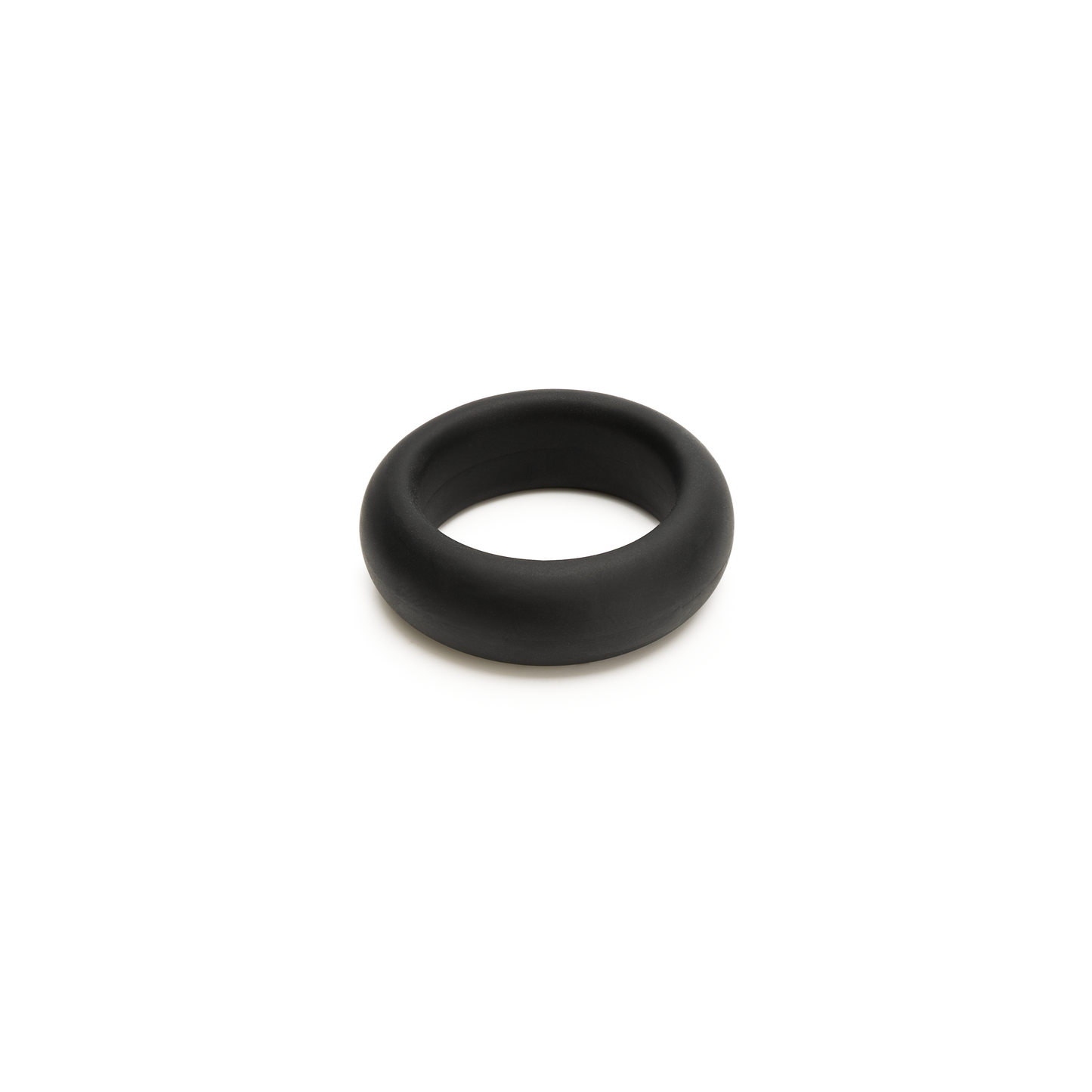 Maximum Stretch Silicone Cock Ring - Black