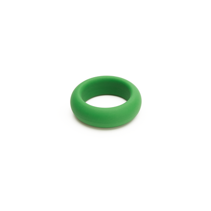 Medium Stretch Silicone Cock Ring - Green