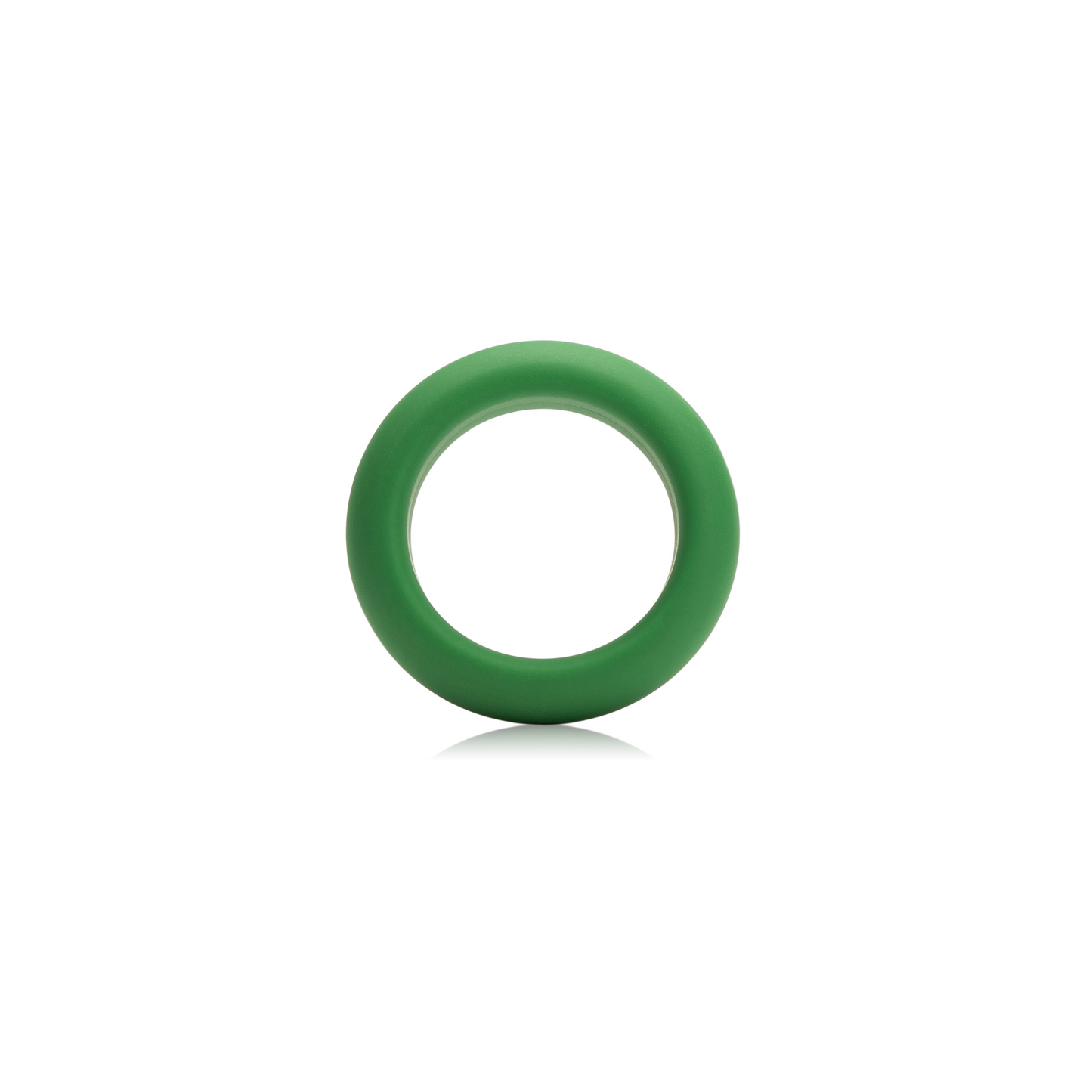 Medium Stretch Silicone Cock Ring - Green