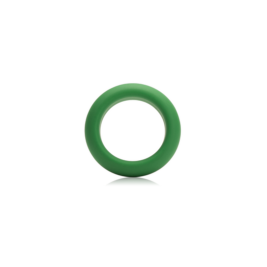 Medium Stretch Silicone Cock Ring - Green