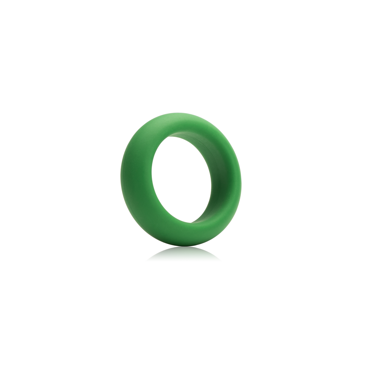 Medium Stretch Silicone Cock Ring - Green