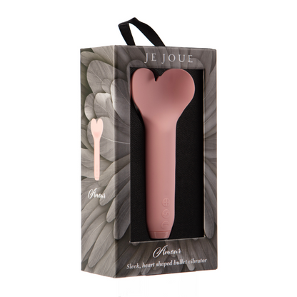 Amour Bullet Vibrator with Fluttering Heart Tip