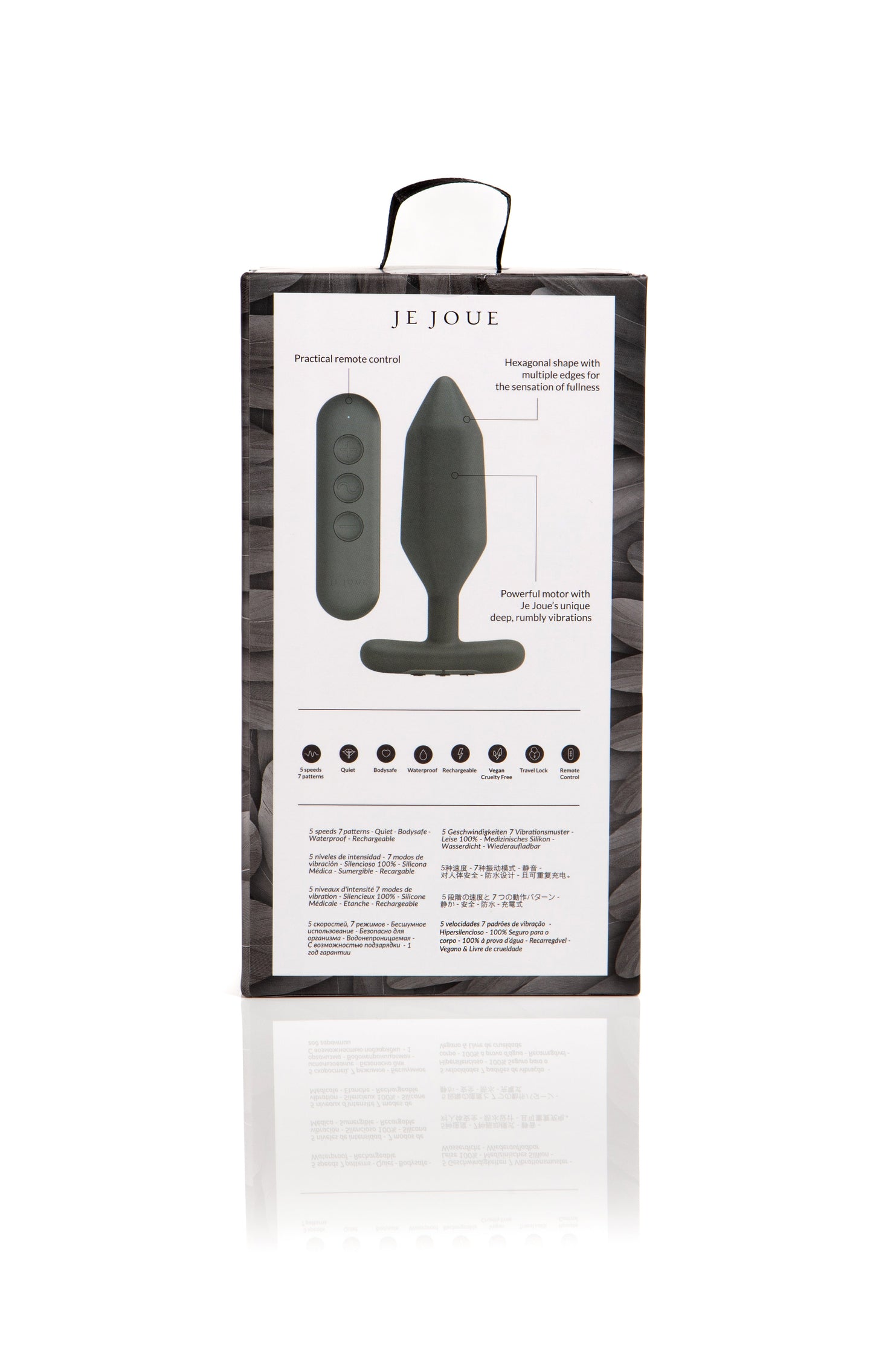 Onyx Vibrating Butt Plug for Strong Sensations